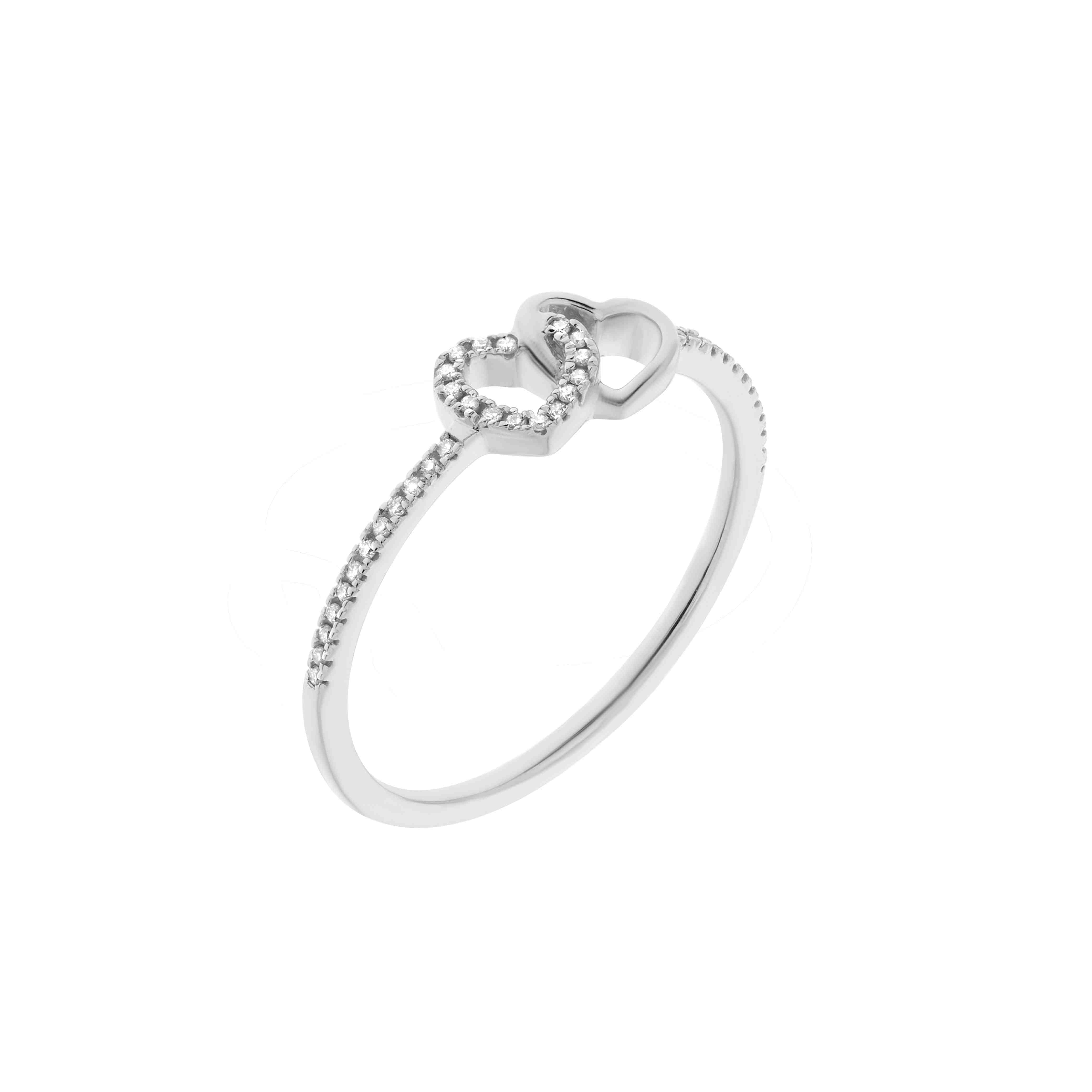 Double Heart Ring LR11405A